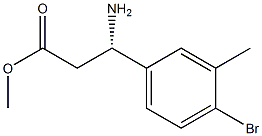 METHYL (3S)-3-AMINO-3-(4-BROMO-3-METHYLPHENYL)PROPANOATE