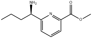 METHYL 6-((1R)-1-AMINOBUTYL)PYRIDINE-2-CARBOXYLATE Structural