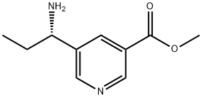 METHYL 5-((1S)-1-AMINOPROPYL)PYRIDINE-3-CARBOXYLATE