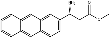 METHYL (3R)-3-AMINO-3-(2-ANTHRYL)PROPANOATE Structural