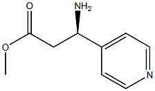 METHYL (3R)-3-AMINO-3-(4-PYRIDYL)PROPANOATE Structural