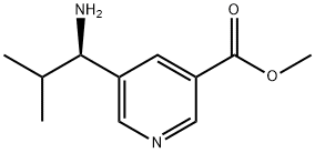 METHYL 5-((1R)-1-AMINO-2-METHYLPROPYL)PYRIDINE-3-CARBOXYLATE