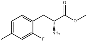 D-Phenylalanine, 2-fluoro-4-methyl-, methyl ester Structural