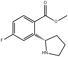METHYL 2-((2S)PYRROLIDIN-2-YL)-4-FLUOROBENZOATE