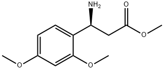 METHYL (3S)-3-AMINO-3-(2,4-DIMETHOXYPHENYL)PROPANOATE Structural