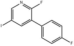 Pyridine, 2-fluoro-3-(4-fluorophenyl)-5-iodo- Structural