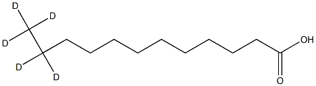 Dodecanoic-11,11,12,12,12-d5 Acid Structural