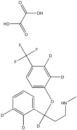 Fluoxetine D5 Oxalate Structural