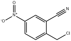 Benzonitrile, 2-(chloromethyl)-5-nitro- Structural