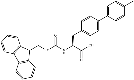 Fmoc-4-(4-methylphenyl)-L-phenylalanine Structural