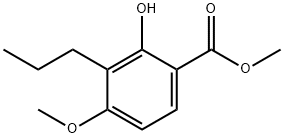 Benzoic acid, 2-hydroxy-4-methoxy-3-propyl-, methyl ester Structural
