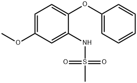 N-(5-Methoxy-2-phenoxyphenyl)methanesulfonamide Structural