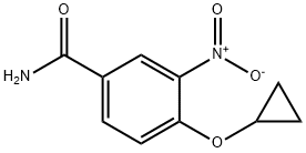 Benzamide, 4-(cyclopropyloxy)-3-nitro- Structural