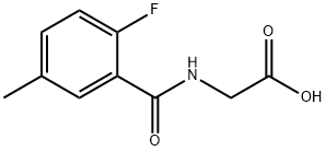 Glycine, N-(2-fluoro-5-methylbenzoyl)- Structural