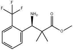 METHYL (3R)-3-AMINO-2,2-DIMETHYL-3-[2-(TRIFLUOROMETHYL)PHENYL]PROPANOATE