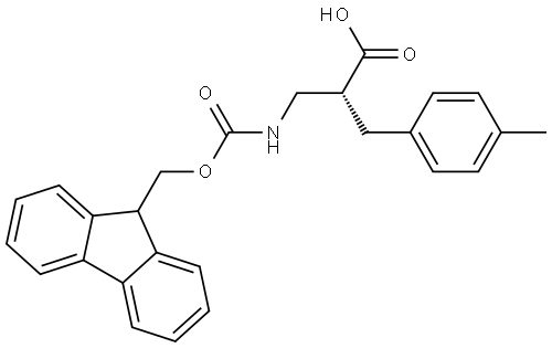 Fmoc-(R)-3-amino-2-(4-methylbenzyl)propanoicacid Structural