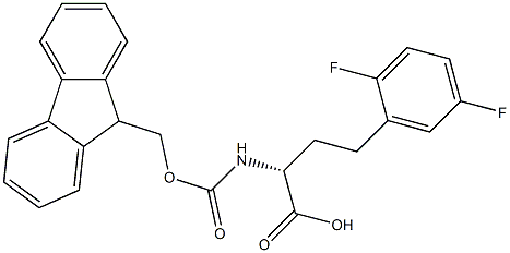 Fmoc-2,5-difluoro-D-homophenylalanine Structural