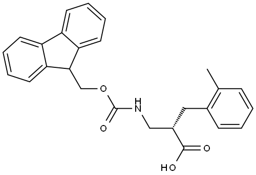 Fmoc-(S)-3-amino-2-(2-methylbenzyl)propanoicacid Structural