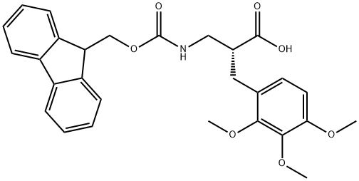 Fmoc-(R)-3-amino-2-(2,3,4-trimethoxybenzyl)propanoicacid Structural