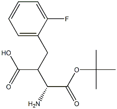 Boc-(R)-3-amino-2-(2-fluorobenzyl)propanoicacid Structural