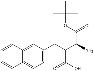 Boc-(S)-3-amino-2-(naphthalen-2-ylmethyl)propanoicacid Structural