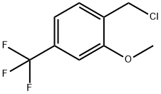 Benzene, 1-(chloromethyl)-2-methoxy-4-(trifluoromethyl)- Structural