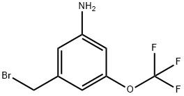 Benzenamine, 3-(bromomethyl)-5-(trifluoromethoxy)- Structural