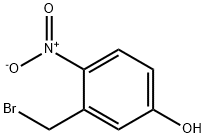 Phenol, 3-(bromomethyl)-4-nitro- Structural