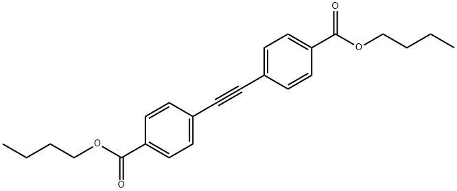 dibutyl 4,4'-(ethyne-1,2-diyl)dibenzoate Structural