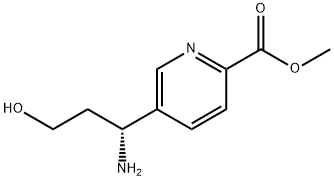 METHYL 5-((1R)-1-AMINO-3-HYDROXYPROPYL)PYRIDINE-2-CARBOXYLATE Structural