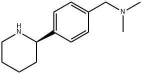 dimethyl({4-[(2R)-piperidin-2-yl]phenyl}methyl)amine Structural