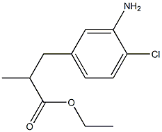 Ethyl (+/-)-3-(3-amino-4-chlorophenyl)-2-methylpropanoate Structural