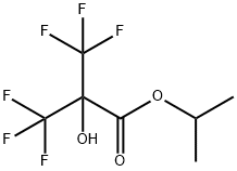Isopropyl 2-hydroxy-3,3,3-trifluoro-2-(trifluoromethyl)propionate Structural