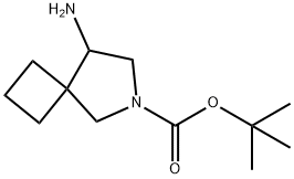 tert-butyl 8-amino-6-azaspiro[3.4]octane-6-carboxylate Structural