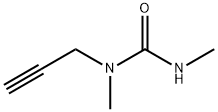 Urea, N,N'-dimethyl-N'-2-propyn-1-yl- Structural