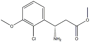 METHYL (3S)-3-AMINO-3-(2-CHLORO-3-METHOXYPHENYL)PROPANOATE