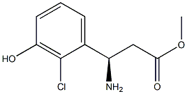 METHYL (3R)-3-AMINO-3-(2-CHLORO-3-HYDROXYPHENYL)PROPANOATE