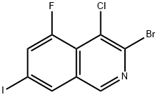Isoquinoline, 3-bromo-4-chloro-5-fluoro-7-iodo- Structural