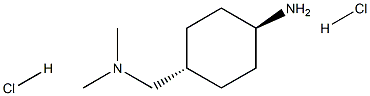 trans-4-[(dimethylamino)methyl]cyclohexan-1-amine dihydrochloride Structural
