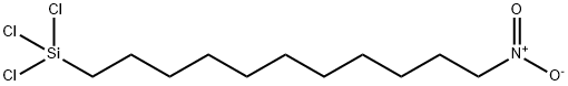 Silane, trichloro(11-nitroundecyl)- Structural