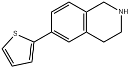Isoquinoline, 1,2,3,4-tetrahydro-6-(2-thienyl)- Structural