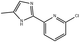Pyridine, 2-chloro-6-(5-methyl-1H-imidazol-2-yl)- Structural