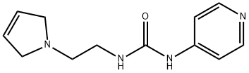 Urea, N-[2-(2,5-dihydro-1H-pyrrol-1-yl)ethyl]-N'-4-pyridinyl- Structural