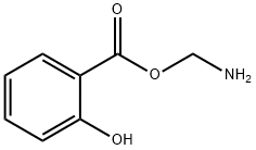 Benzoic acid, 2-hydroxy-, aminomethyl ester Structural