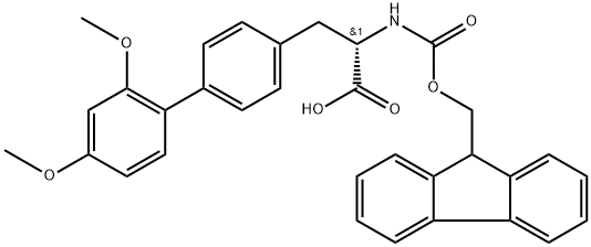 Fmoc-4-(2,4-dimethoxyphenyl)-L-phenylalanine Structural