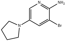 3-Bromo-2-amino-5-(pyrrolidino)pyridine