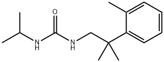 Urea, N-(1-methylethyl)-N'-[2-methyl-2-(2-methylphenyl)propyl]- Structural
