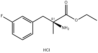 (S)-Ethyl 2-amino-3-(3-fluorophenyl)-2-methylpropanoate hydrochloride