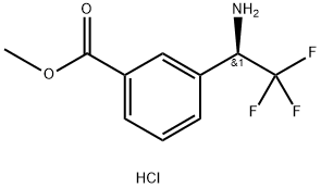 METHYL 3-((1R)-1-AMINO-2,2,2-TRIFLUOROETHYL)BENZOATE HYDROCHLORIDE