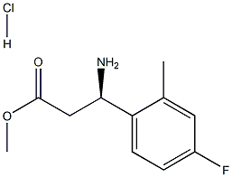 METHYL (3R)-3-AMINO-3-(4-FLUORO-2-METHYLPHENYL)PROPANOATE HYDROCHLORIDE